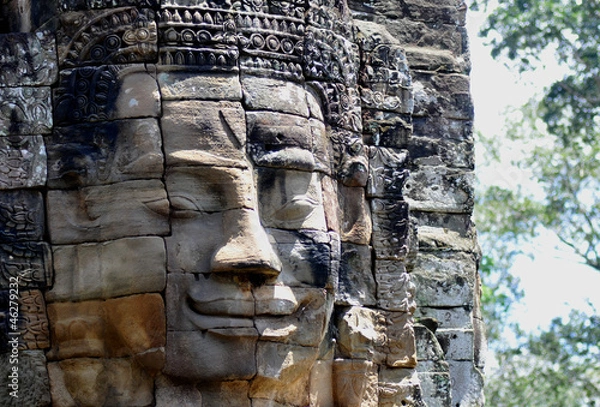 Obraz bayon temple face