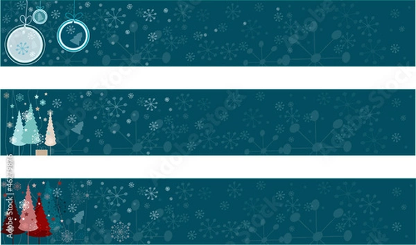 Obraz bandeaux de  Noël