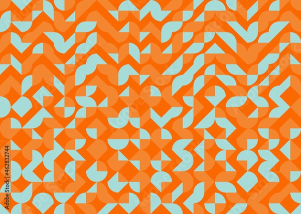 Fototapeta Abstract Geometric Pattern generative computational art illustration