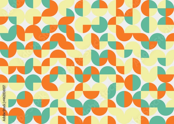 Fototapeta Abstract Geometric Pattern generative computational art illustration
