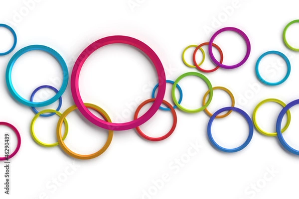 Obraz Abstract Colorful Circles