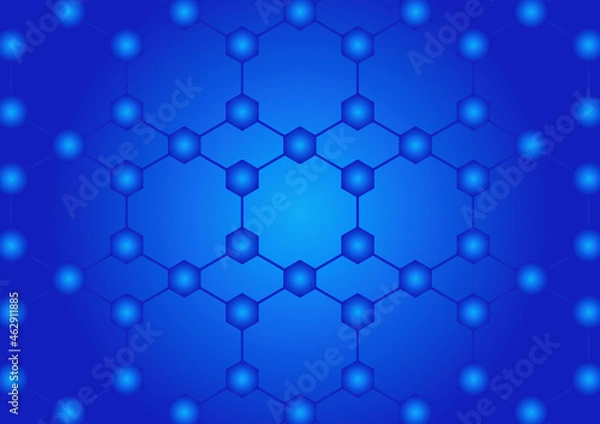 Fototapeta Abstract Hi-tech circle technological design, light effect modern futuristic background