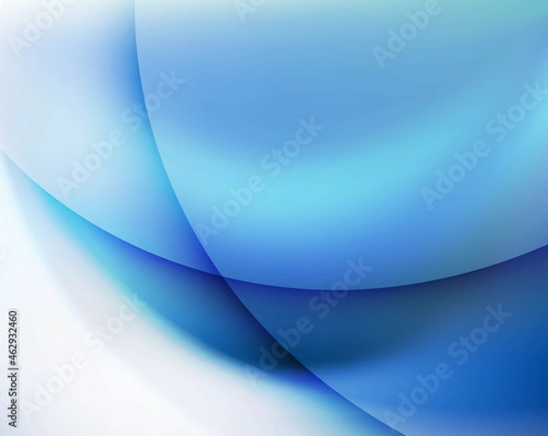 Obraz Blue Abstract Backgrond With White Frame With Gradient Background, Vector Illustration.