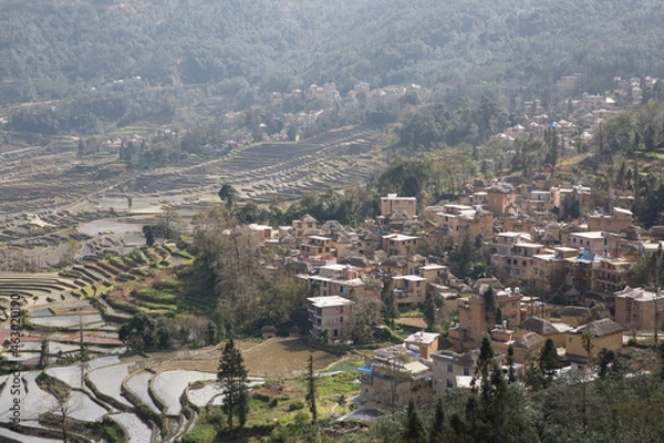 Obraz 美しい街並みの風景