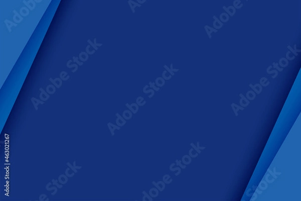 Fototapeta Blue paper layer abstract background. Paper cut layered with space for text.