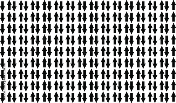 Fototapeta black and white arrow effect pattern