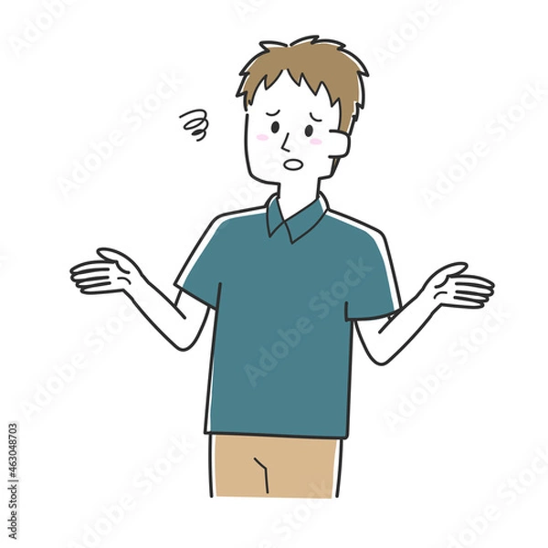 Fototapeta がっかりしている男性