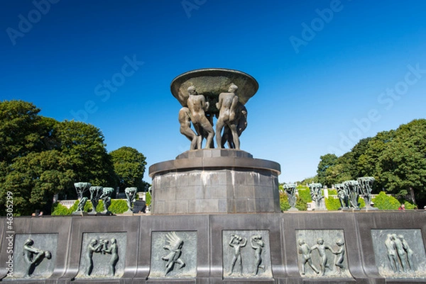 Fototapeta Pomniki Holokaustu w parku Vigelanda