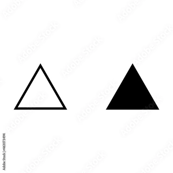 Fototapeta Triangle symbol icon