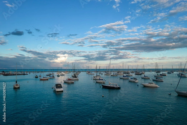 Obraz boats in the harbor