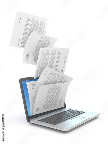 Obraz Pobieranie dokumentów.