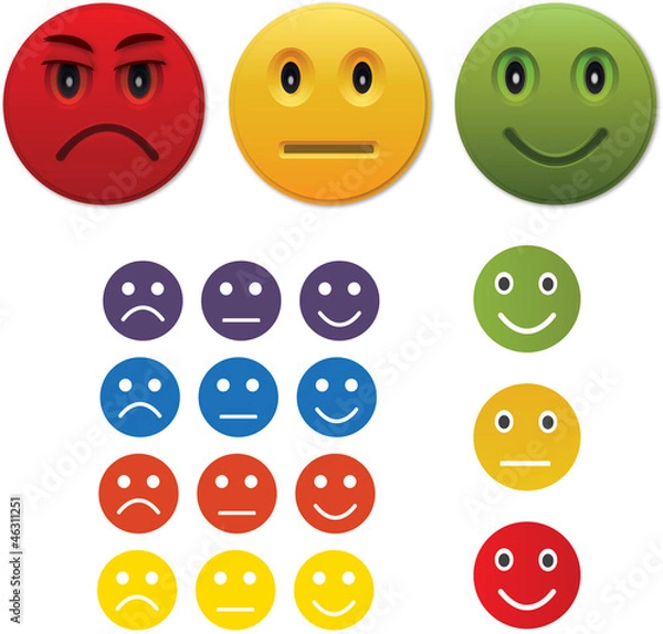 Fototapeta Smiley faces