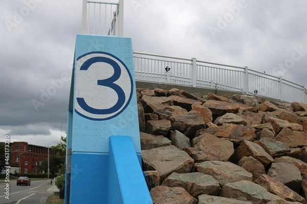 Obraz hurricane barrier door storm