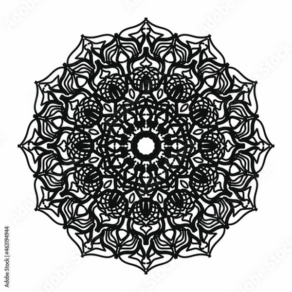 Fototapeta Vector round abstract circle. Mandala style
