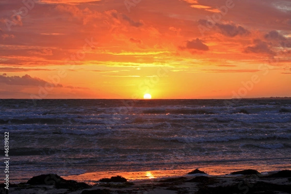 Fototapeta sunset in Denmark