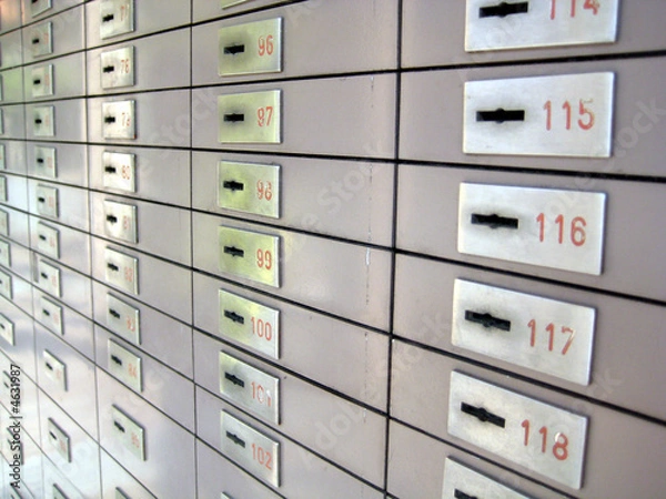 Obraz Schließfächer