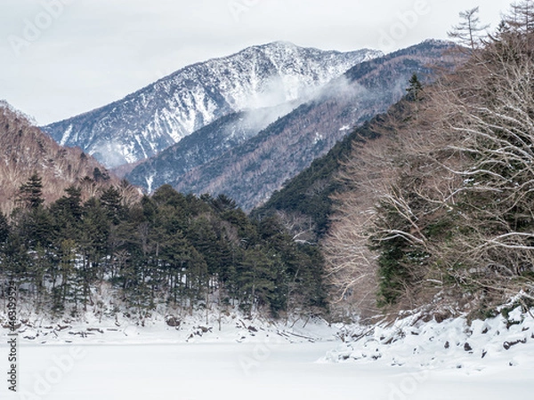 Obraz snow covered mountains