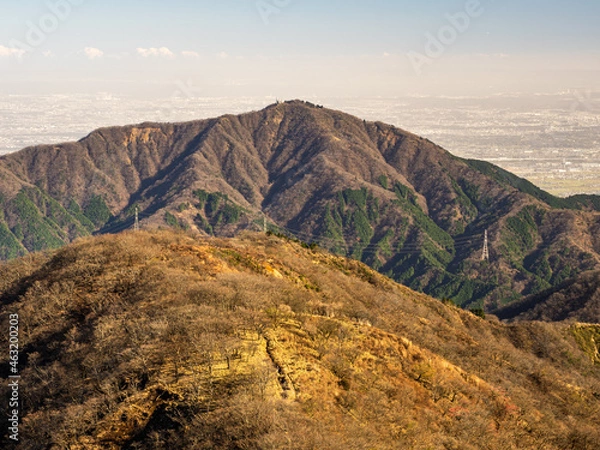 Obraz sunset over the mountains