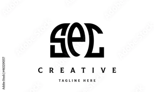 Obraz SPC creative three latter logo design	