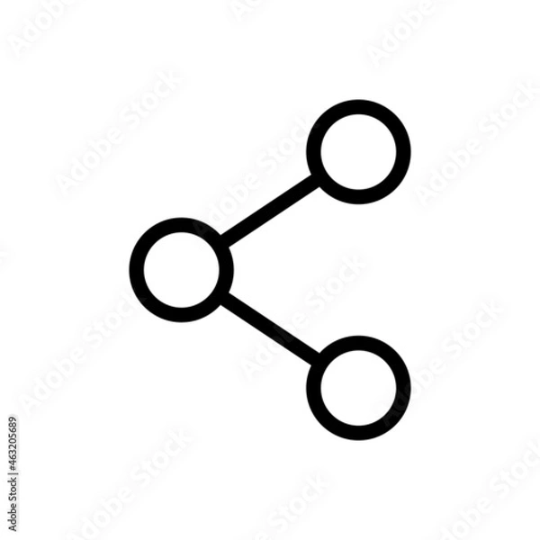 Obraz Share line Icon