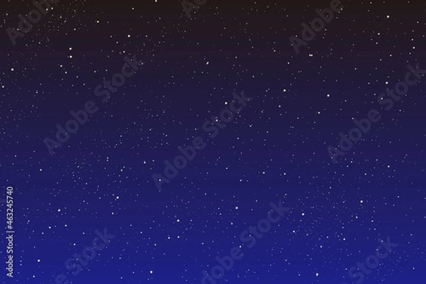 Obraz 星がたくさんある夜空のイラスト素材