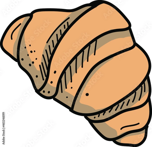 Obraz illustration of a bread