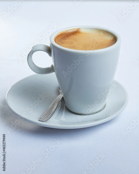 Obraz Coffe espresso white background