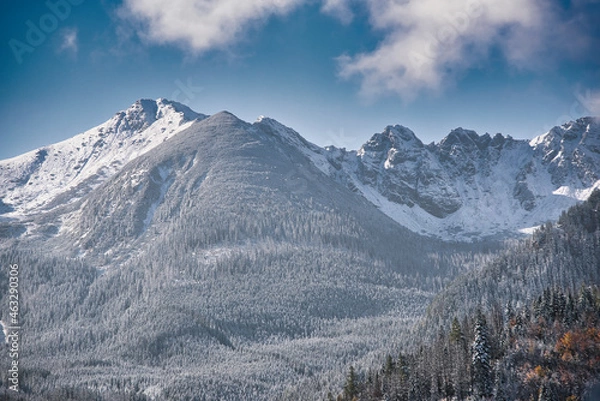 Fototapeta tatry ośnieżone
