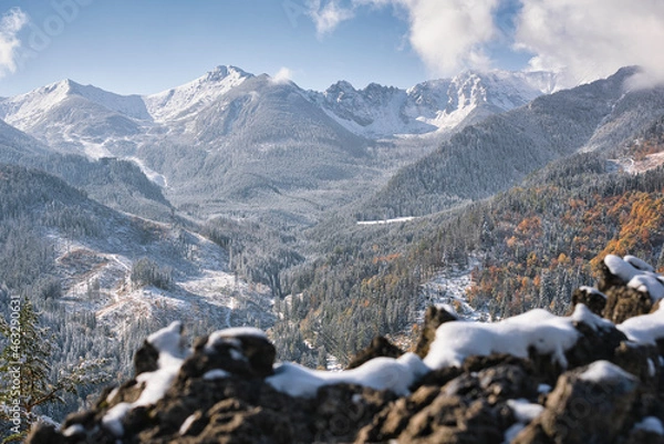 Obraz widok na tatry