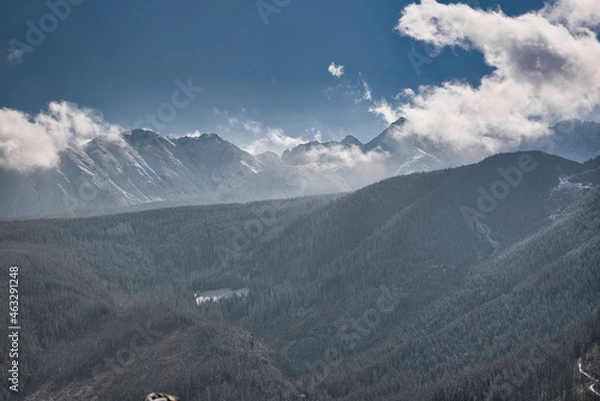 Obraz tatry i chmury