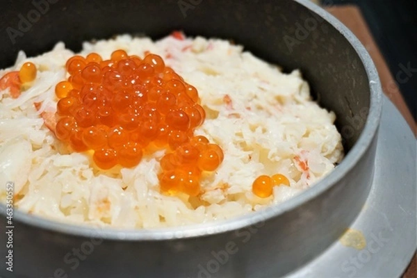 Obraz 自宅でカニ釜めし