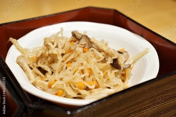 Obraz 定食屋さんの切り干し大根