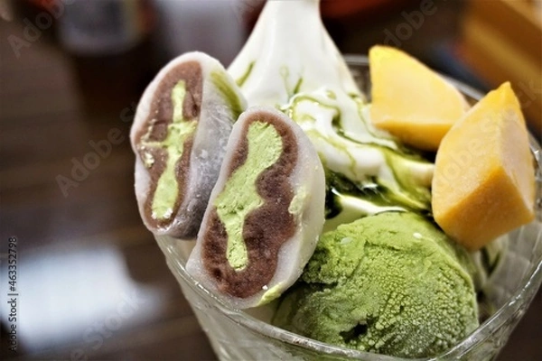 Obraz おしゃれなクリーム大福