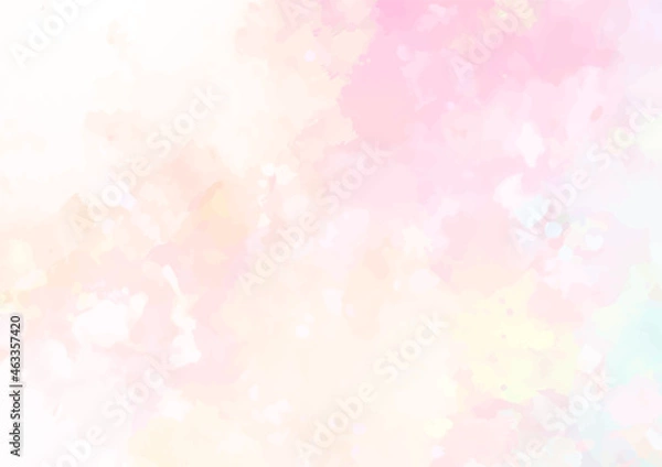 Obraz カラフルな水彩のテクスチャ背景
