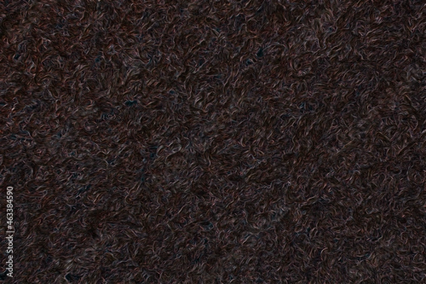 Obraz Abstract texture imitating brown curly wool