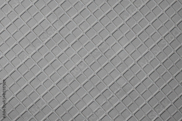 Obraz Texture of geometric pattern on metallic surface.