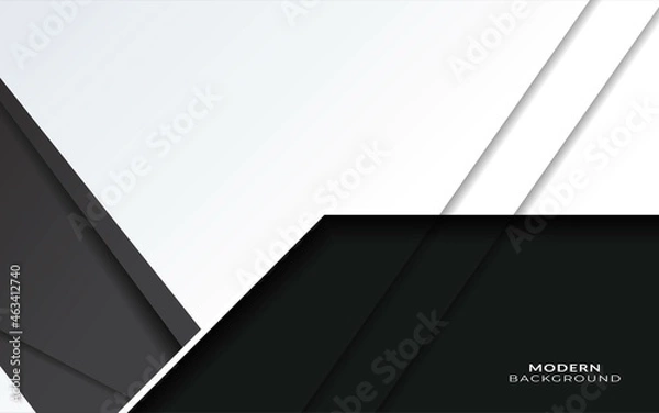 Obraz Modern stylish grey background with paper effect.