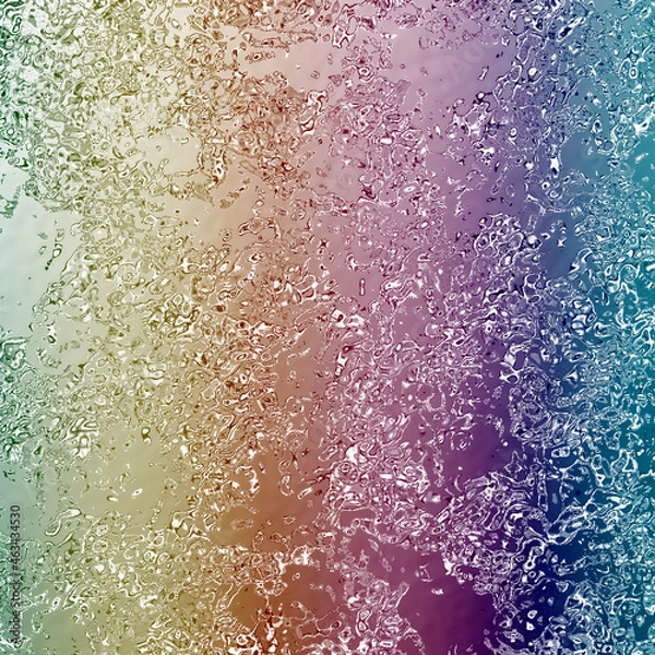 Obraz sparkles sfumatura arcobaleno metllizzato