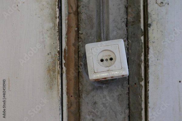 Obraz Old dirty markings on the wall.