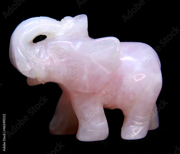 Obraz figurine of a pink elephant