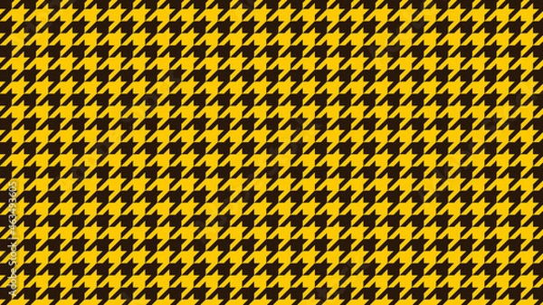 Obraz 日本の伝統文様　虎カラー　千鳥格子