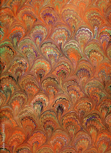 Obraz renaissance/victorian marbled paper 9