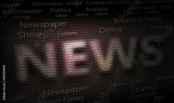 Fototapeta News Newspaper Background