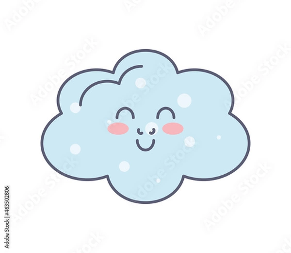 Fototapeta cute cloud cartoon