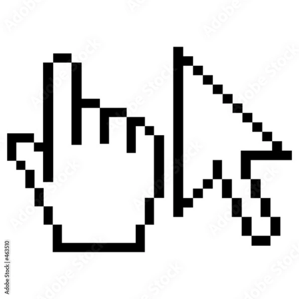 Obraz hand and arrow