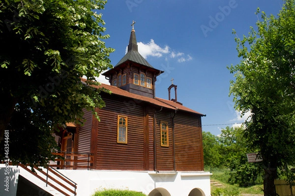 Obraz Saint mosaic in Orthodox monastery in Serbian national park Frushka Gora