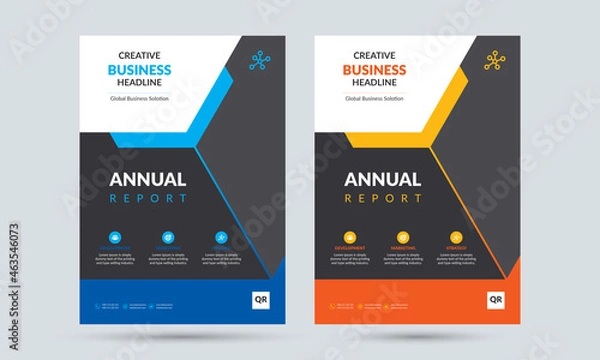 Fototapeta Annual Report  Design Template Concept Idea