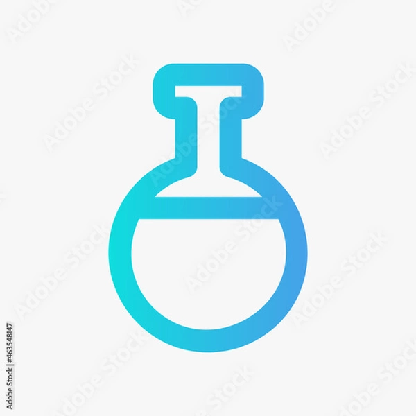 Obraz Potion icon vector illustration in gradient style about medical, use for website mobile app presentation