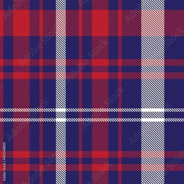 Fototapeta Asymmetric Plaid textured Seamless Pattern