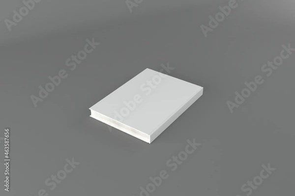 Fototapeta Book Cover Mockup 3d Rendering Illustration